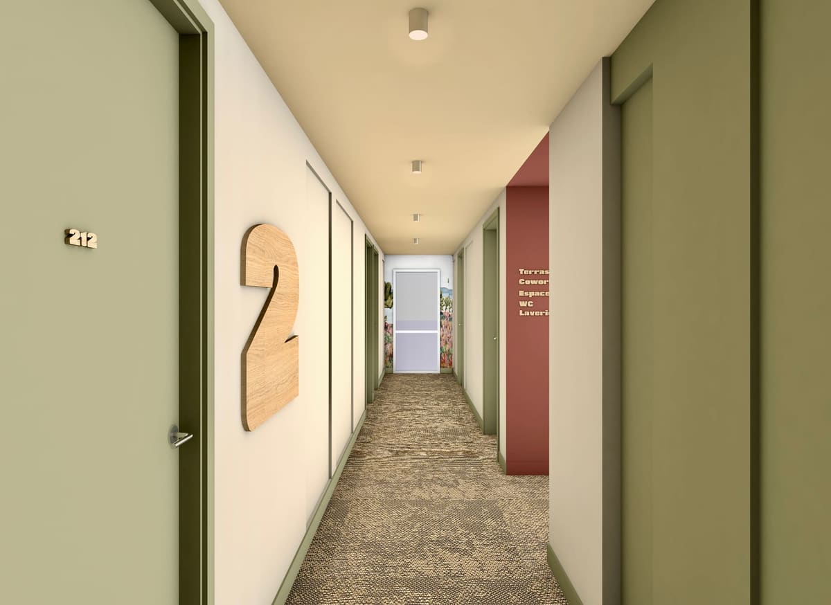 Circulation — résidence LIV Campus