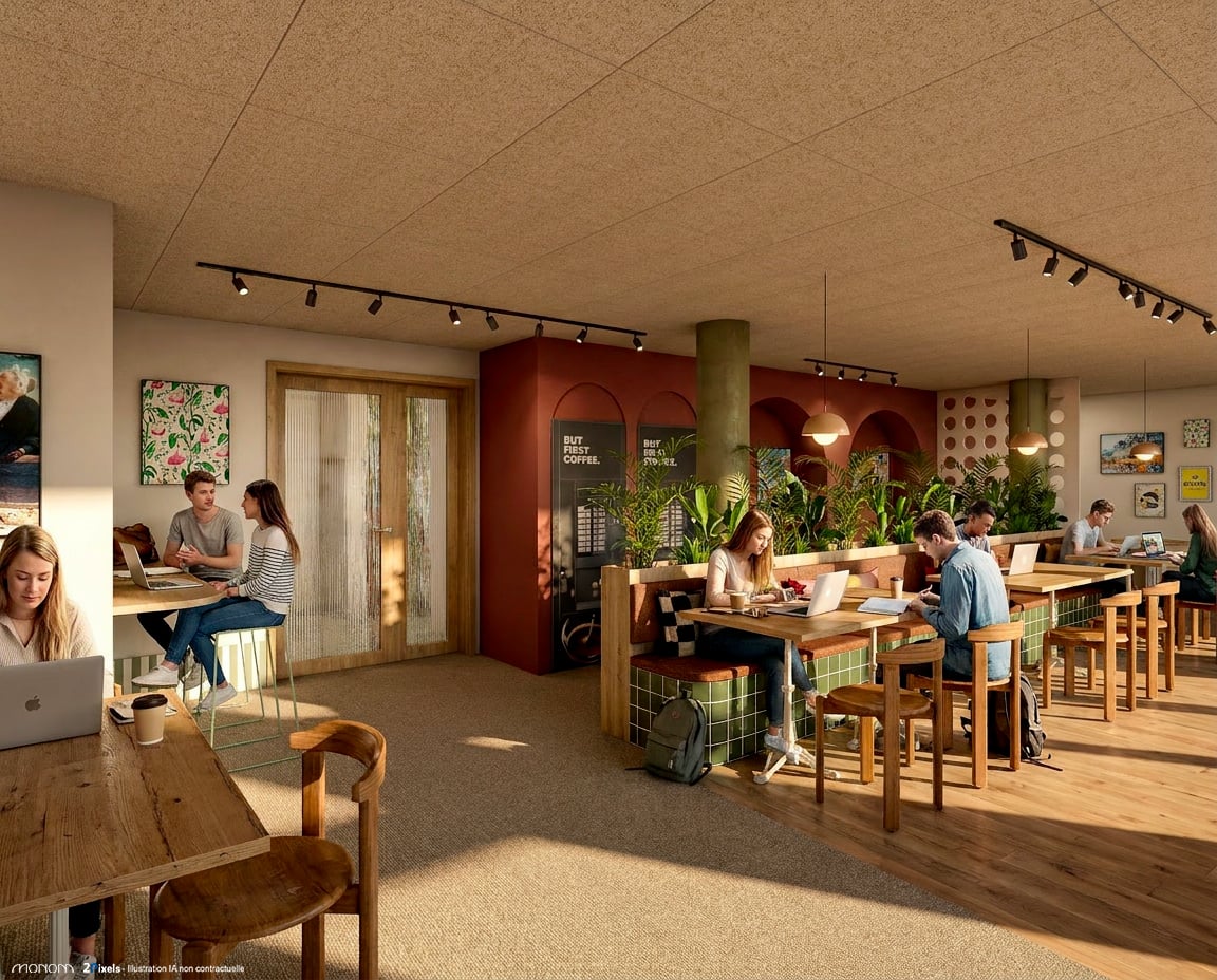Coworking — résidence LIV Parc