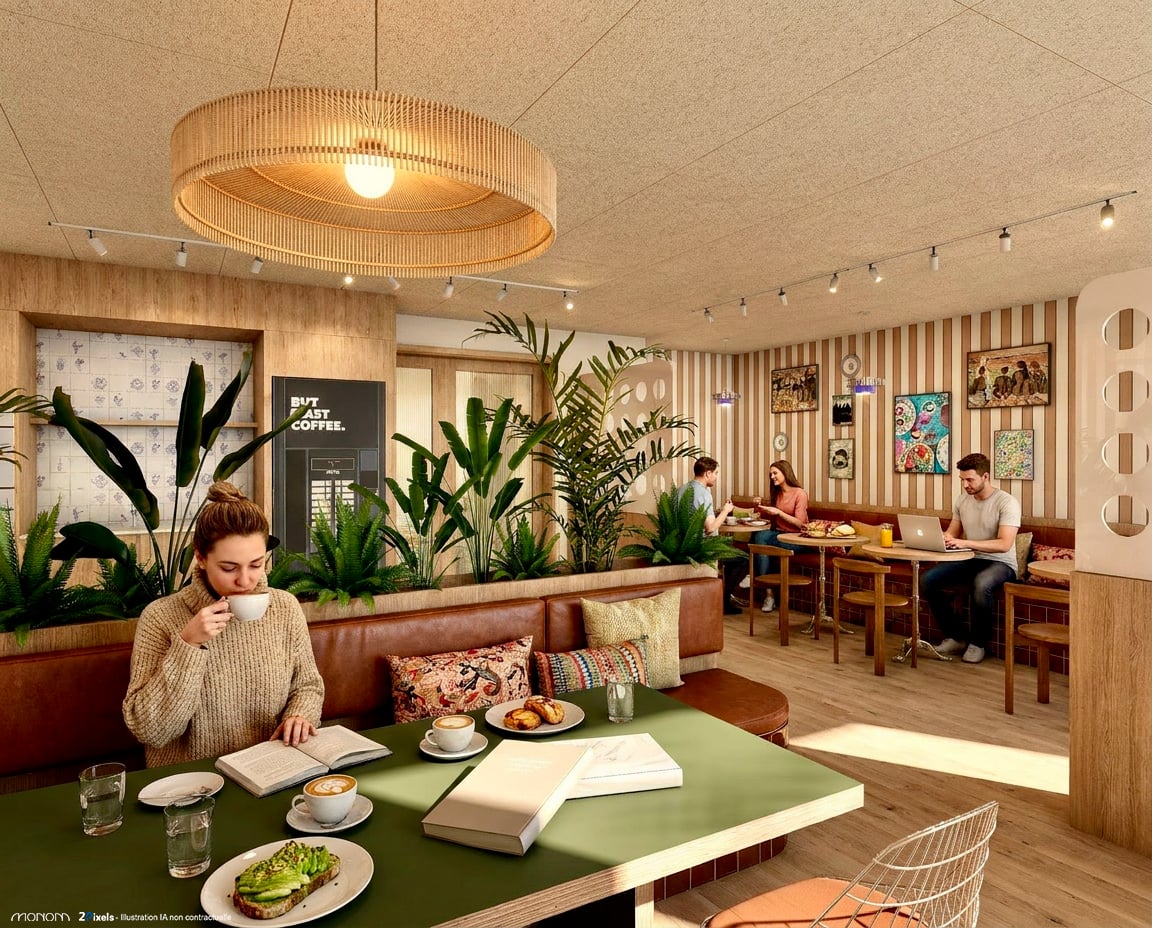 Salle de repas — résidence LIV Parc